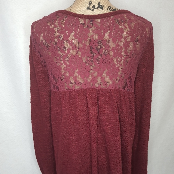 American Eagle Long Sleeve Knit Sweater Top Large - Picture 6 of 11